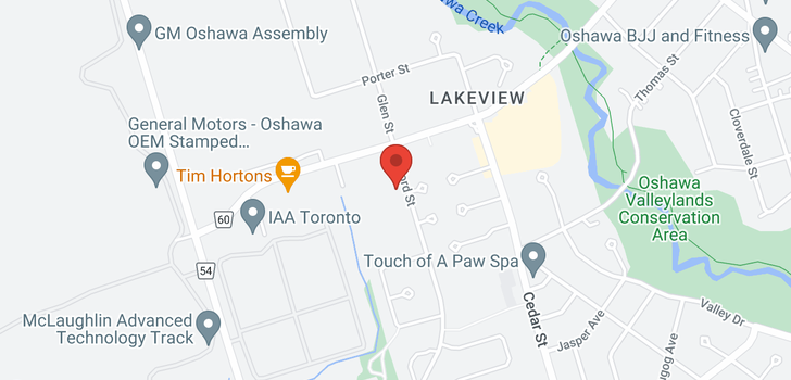 map of #76 -1100 OXFORD ST